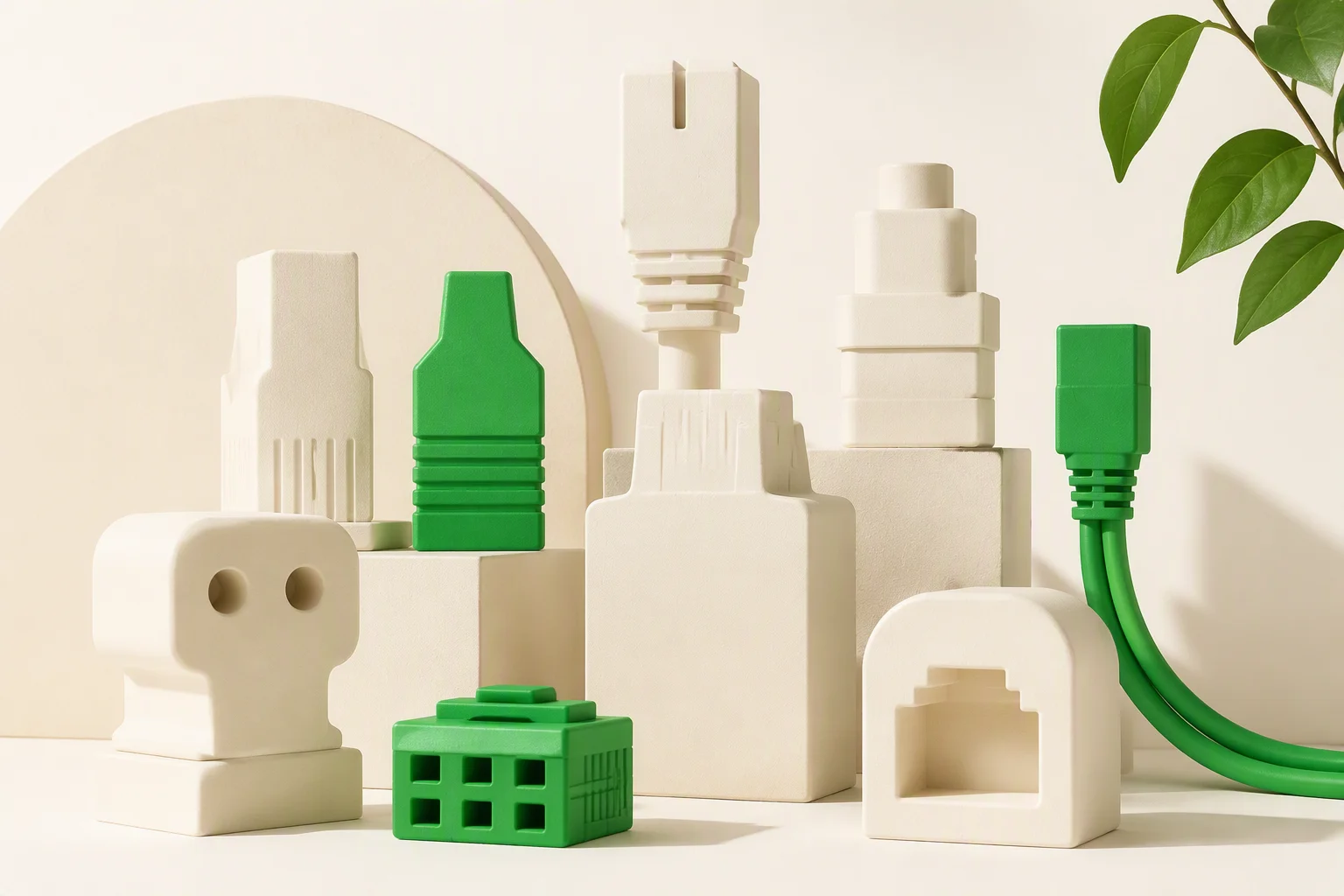 Electrical connector silhouettes