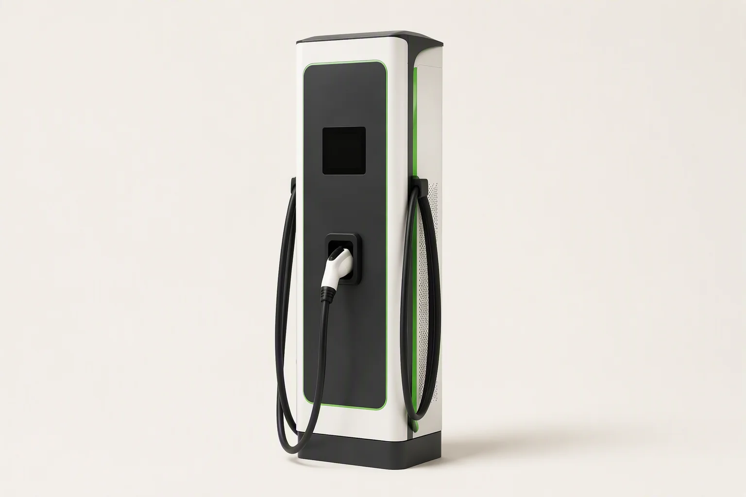 DC fast charger studio product shot