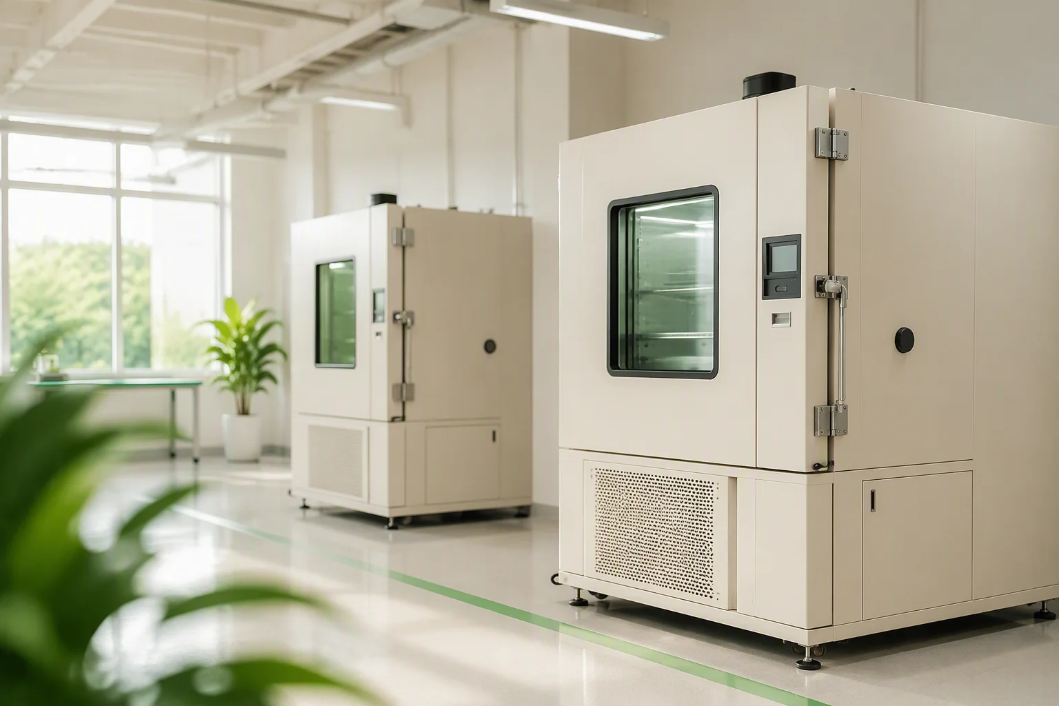 Environmental test chamber room